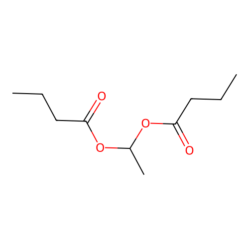 Ethylidene dibutyrate structure