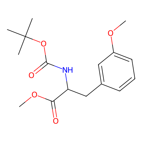 Methyl 2-((tert-butoxycarbonyl)amino)-3-(3-methoxyphenyl)propanoate structure