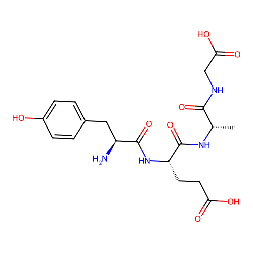 Poly(tyrosyl-glutamyl-alanyl-glycyl) structure