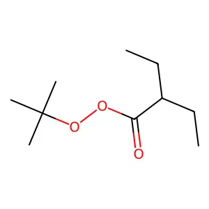 Butaneperoxoic acid, 2-ethyl-, 1,1-dimethylethyl ester structure