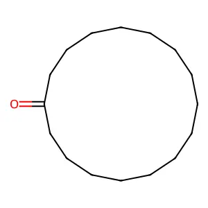 环十六酮 structure