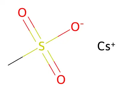 Cesium methanesulfonate structure