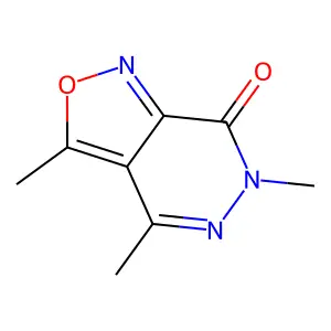 Isoxazolo(3,4-d)pyridazin-7(6H)-one, 3,4,6-trimethyl- structure