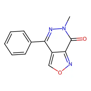 Isoxazolo(3,4-d)pyridazin-7(6H)-one, 6-methyl-4-phenyl- structure