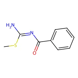 N-Benzoyl-S-methylisothiourea structure