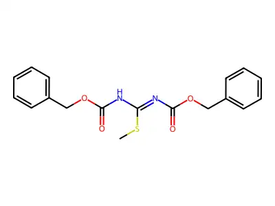 1,3-Bis(benzyloxycarbonyl)-2-methylisothiourea structure
