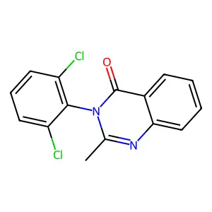 4(3H)-Quinazolinone, 3-(2,6-dichlorophenyl)-2-methyl- structure