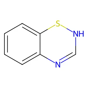 苯丙噻二嗪 structure