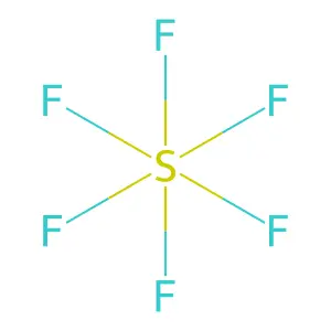 六氟化硫 structure