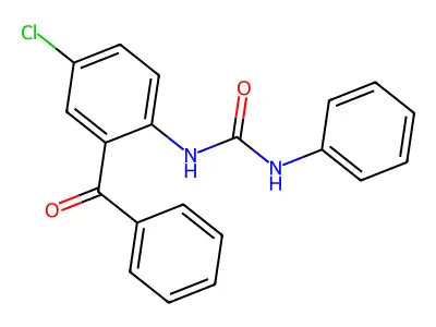 1-(2-Benzoyl-4-chlorophenyl)-3-phenylurea structure
