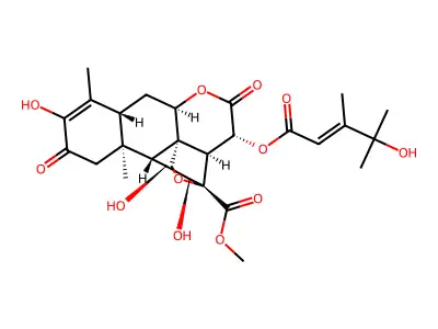 Bruceine C structure