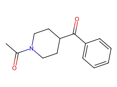 1-Acetyl-4-benzoylpiperidine structure