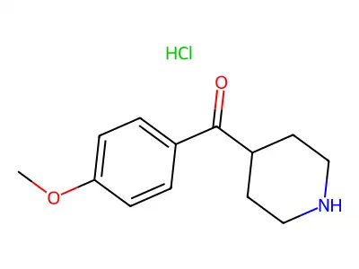 4-(4-Methoxybenzoyl)piperidine hydrochloride structure