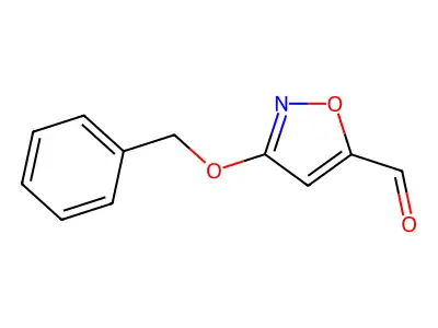 3-(Benzyloxy)isoxazole-5-carbaldehyde structure
