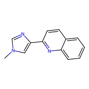 Quinoline, 2-(1-methyl-1H-imidazol-4-yl)- structure
