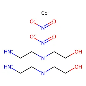 Bis(2-azanidylethyl(2-hydroxyethyl)azanide);cobalt;dinitrite structure