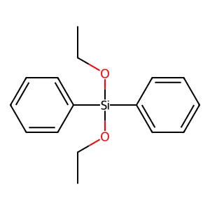 Diphenyldiethoxysilane structure