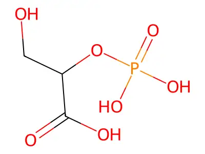 2-磷酸甘油酸 structure
