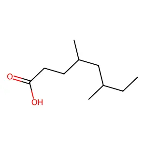 4,6-二甲基辛酸 structure