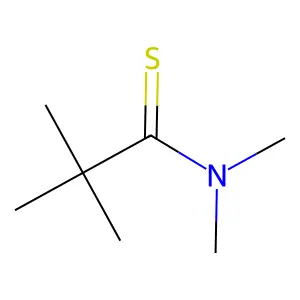 N,N,2,2-tetramethylpropanethioamide structure
