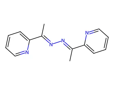 1-(2-Pyridinyl)ethanone [1-(2-pyridinyl)ethylidene]hydrazone structure