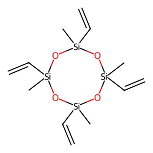 1,3,5,7-Tetramethyl-1,3,5,7-tetravinylcyclotetrasiloxane structure