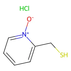 2-Pyridinemethanethiol, 1-oxide, hydrochloride structure
