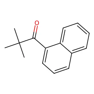 1-Propanone, 2,2-dimethyl-1-(1-naphthalenyl)- structure