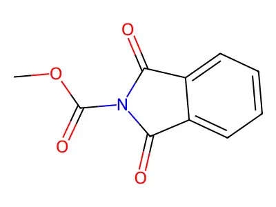 N-methoxycarbonylphthalimide structure