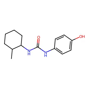 Urea, N-(4-hydroxyphenyl)-N'-(2-methylcyclohexyl)- structure