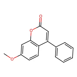 7-methoxy-4-phenyl-2H-chromen-2-one structure