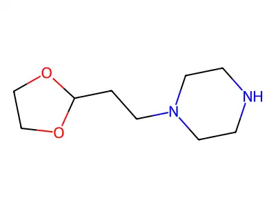 1-[2-(1,3-Dioxolan-2-yl)ethyl]piperazine structure
