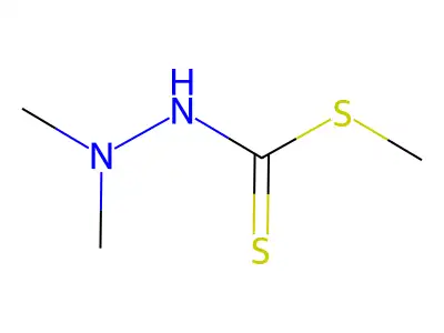 Hydrazinecarbodithioic acid, 2,2-dimethyl-, methyl ester structure