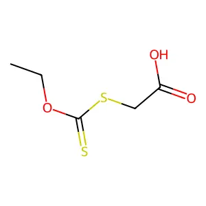 Carboxymethyl ethylxanthate structure