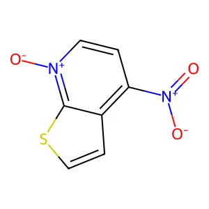 4-Nitro-7-oxidothieno[2,3-b]pyridin-7-ium structure