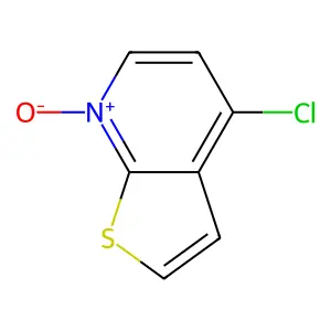 4-Chloro-7-oxidothieno[2,3-b]pyridin-7-ium structure