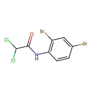Acetanilide, 2',4'-dibromo-2,2-dichloro- structure
