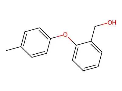 [2-(4-Methylphenoxy)phenyl]methanol structure