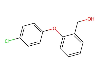 [2-(4-Chlorophenoxy)phenyl]methanol structure