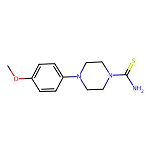 4-(4-Methoxyphenyl)piperazine-1-carbothioamide structure