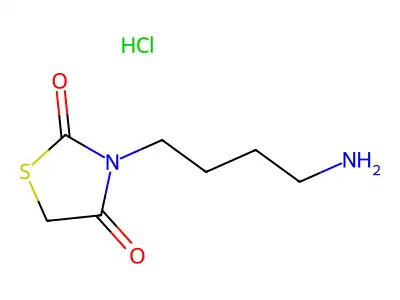 3-(4-Aminobutyl)-1,3-thiazolidine-2,4-dione structure