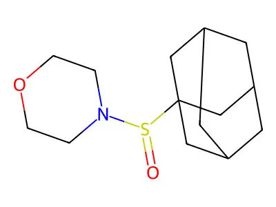 4-(1-Adamantylsulfinyl)morpholine structure