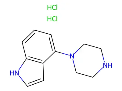 4-(piperazin-1-yl)-1H-indole structure