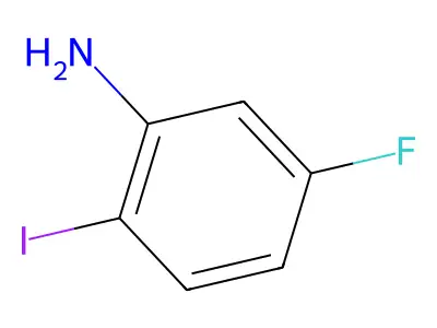 5-Fluoro-2-iodoaniline structure