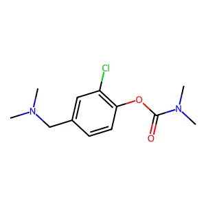 2-Chloro-4-[(dimethylamino)methyl]phenyl dimethylcarbamate structure