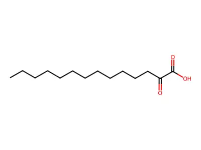2-Oxotetradecanoic acid structure