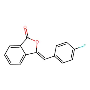 3-(4-Fluorobenzylidene)phthalide structure