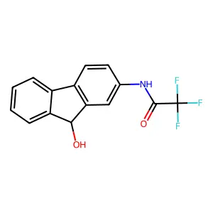 2,2,2-trifluoro-N-(9-hydroxy-9H-fluoren-2-yl)acetamide structure