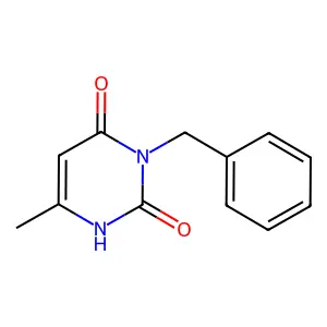 3-benzyl-6-methyl-1H-pyrimidine-2,4-dione structure