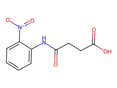 4-[(2-Nitrophenyl)amino]-4-oxobutanoic acid structure